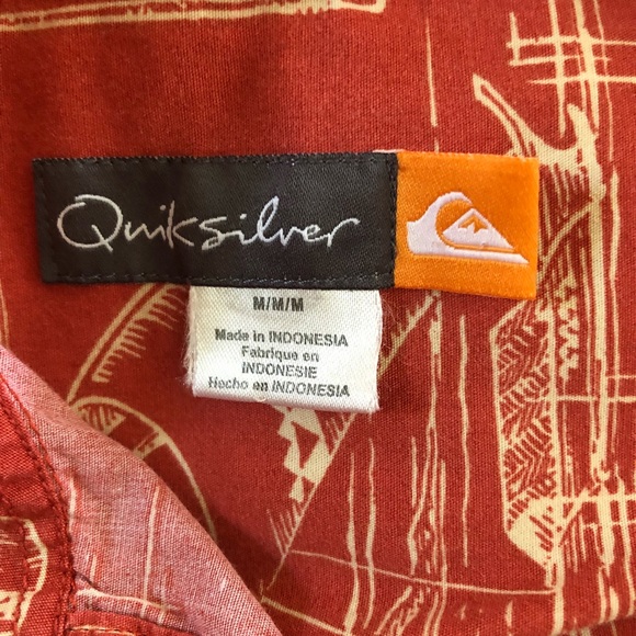 QuikSilver Men’s Button Up Shirt - Picture 6 of 8